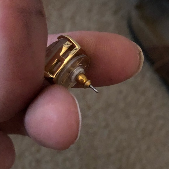 Kate Spade gold plated moonstone earrings - Picture 6 of 6